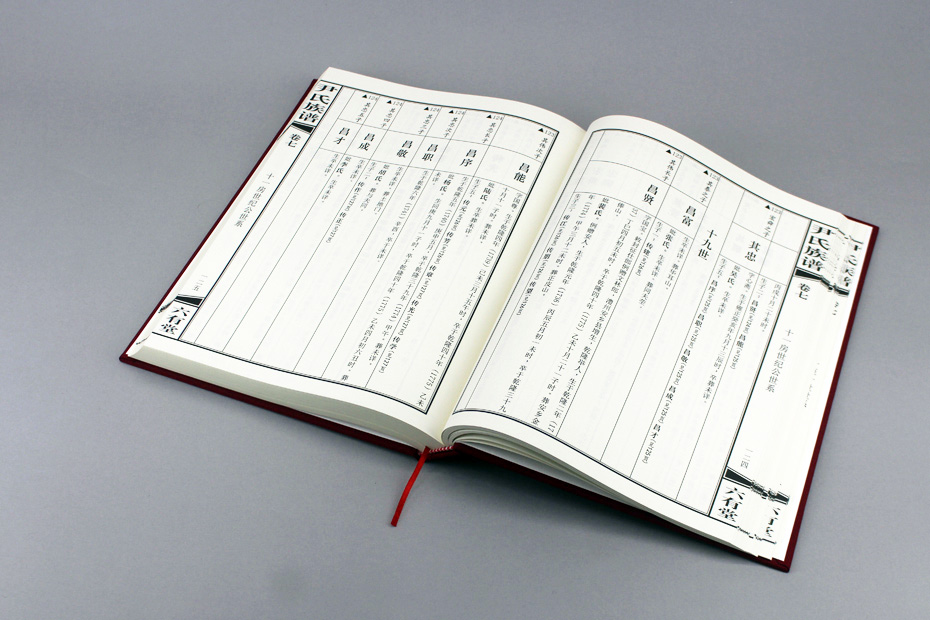 家譜印刷 家譜印刷