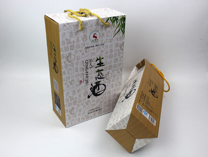 個性禮盒包裝讓“竹筒酒”身價(jià)倍增，長沙包裝印刷廠再為桃江特產(chǎn)定制包裝