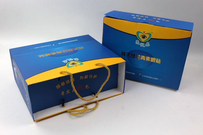 哪里可以做禮盒包裝？護眼神器亮視嘉護眼貼禮盒包裝+手提袋套裝出自長沙印刷廠
